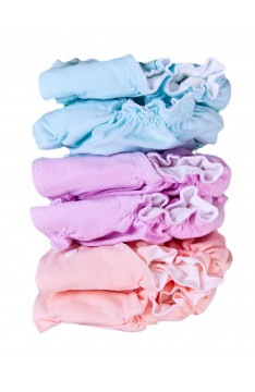 SET NEWBORN на кнопках (6 штук). Набор многоразовых подгузников для новорожденных