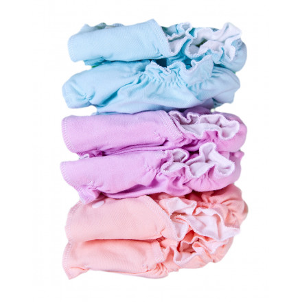 SET NEWBORN на кнопках (6 штук). Набор многоразовых подгузников для новорожденных
